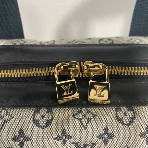 Vintage Louis Vuitton Mini Monogram Josephine GM Navy - Picture 3 of 16